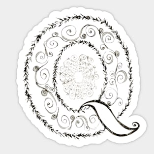 Color Me Q Sticker